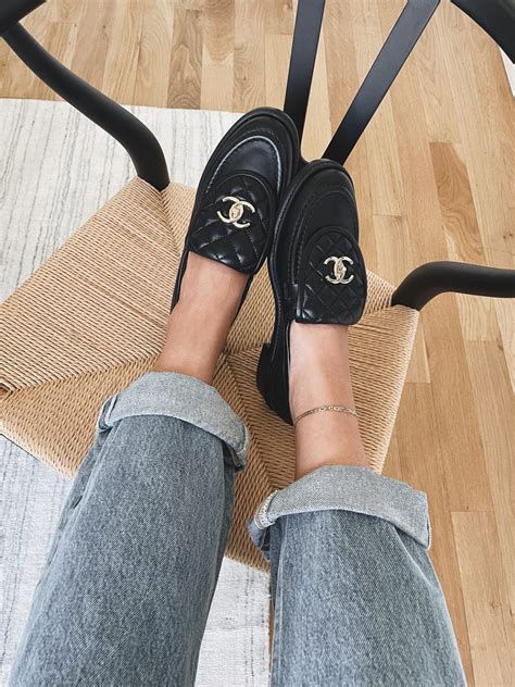 chanel loafer damen|Chanel platform loafers.